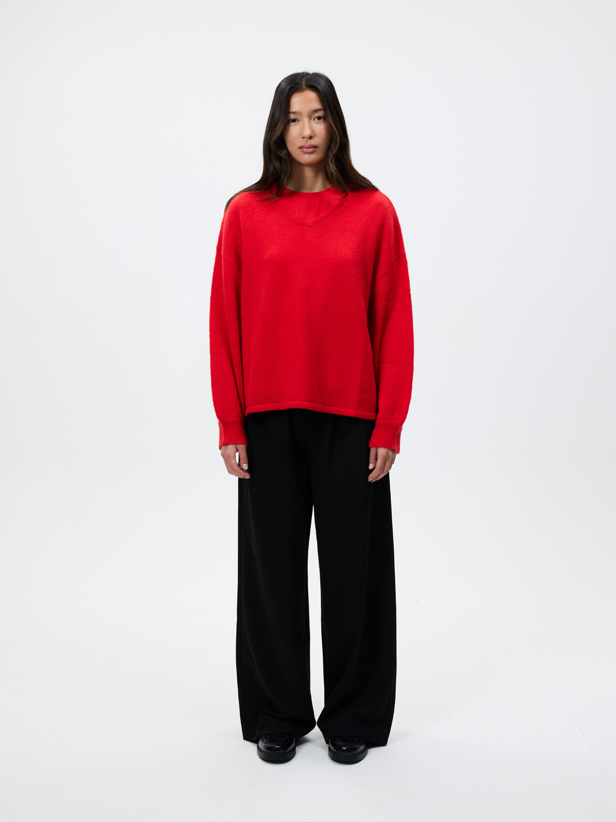 MSE Alpaca Blend Jumper | Flame