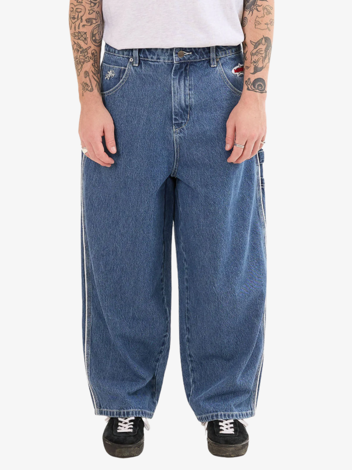 Worship Striker Dozer Jean | Steady Mid Blue