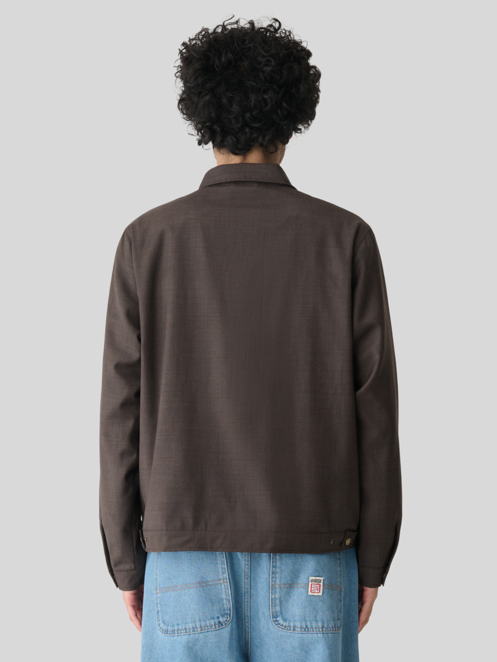 Gaberdine Zip Jacket