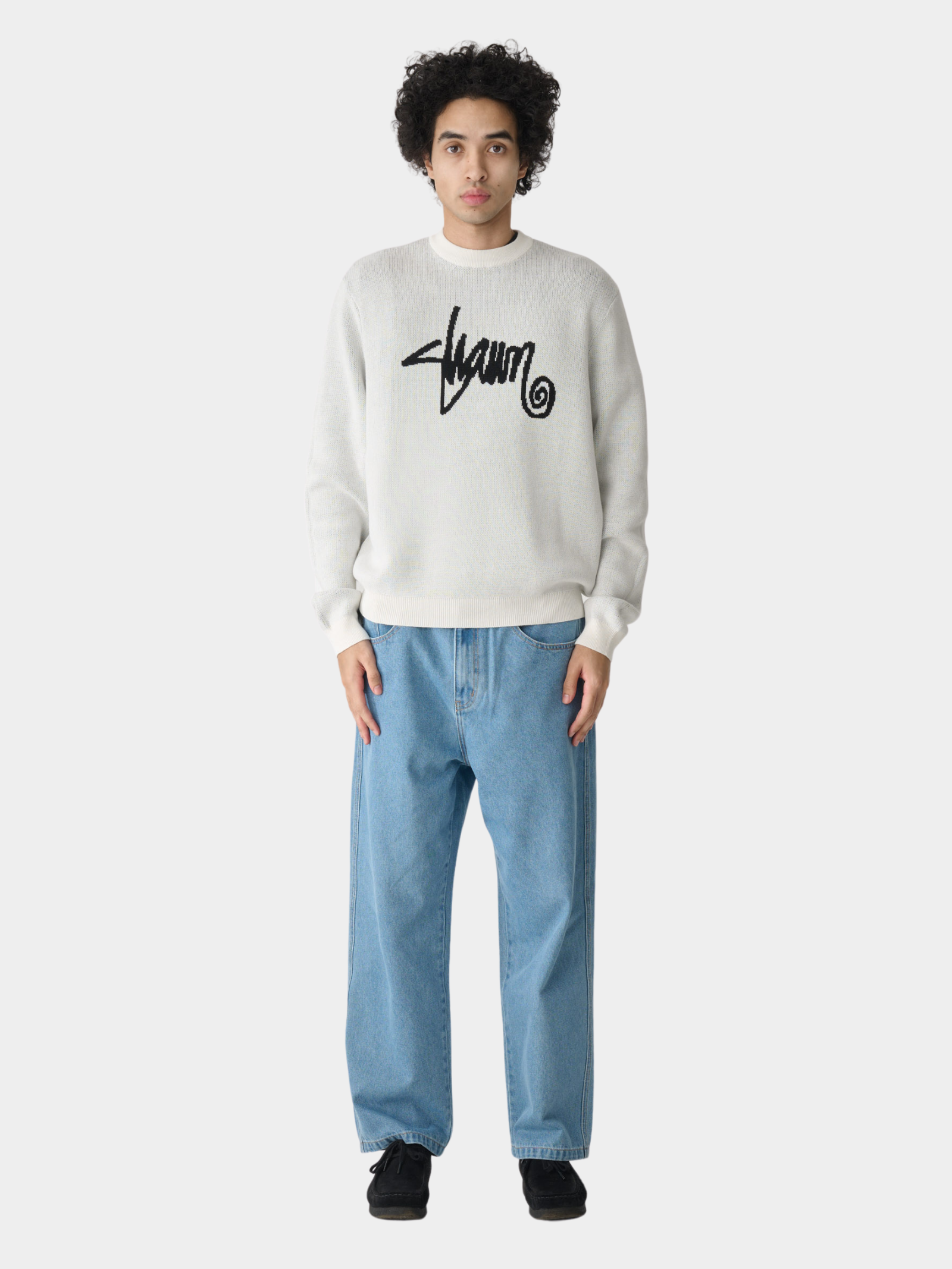 Shawn Script Sweater