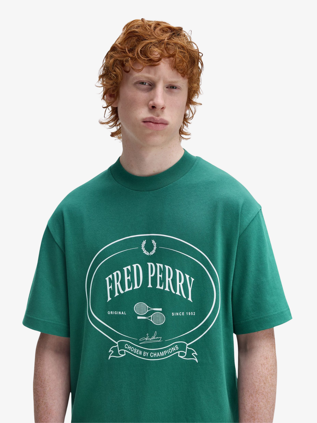 Fred Perry Chosen By Champions T-Shirt | Sport Green
