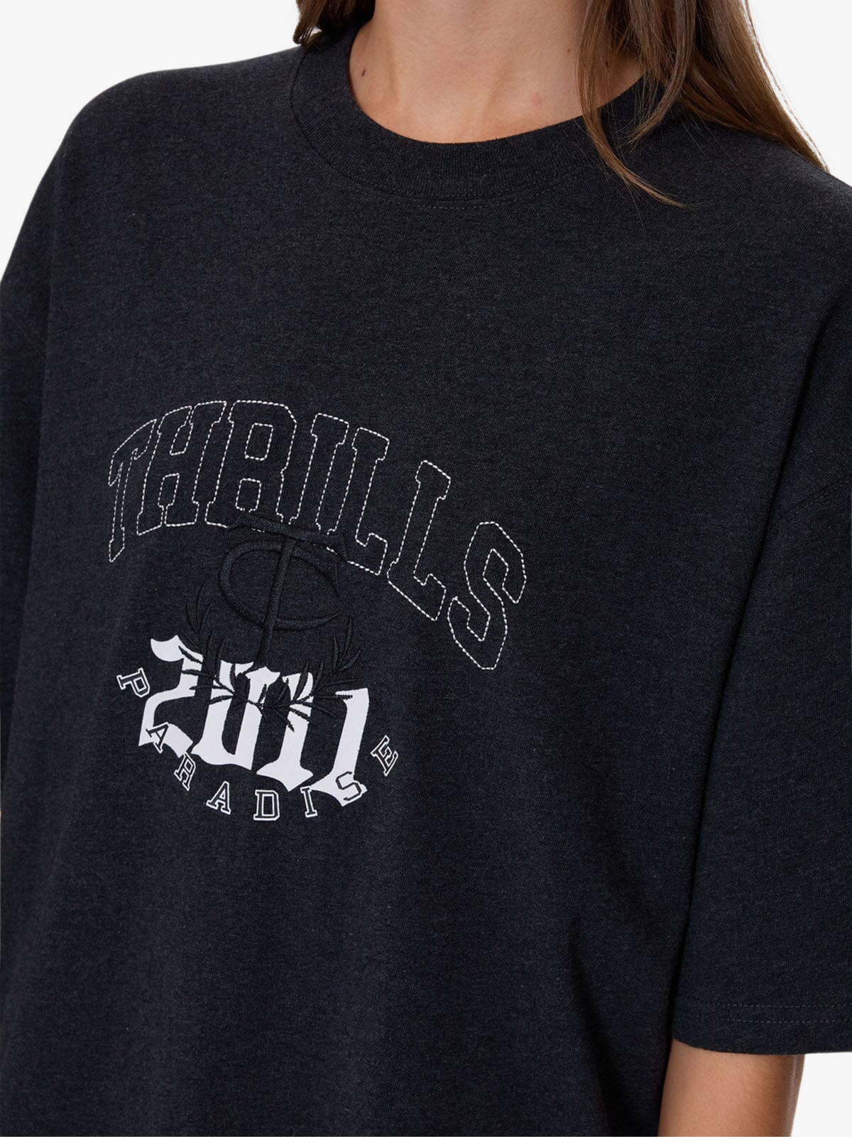 Thrills Legacy Oversized Tee | BLACK