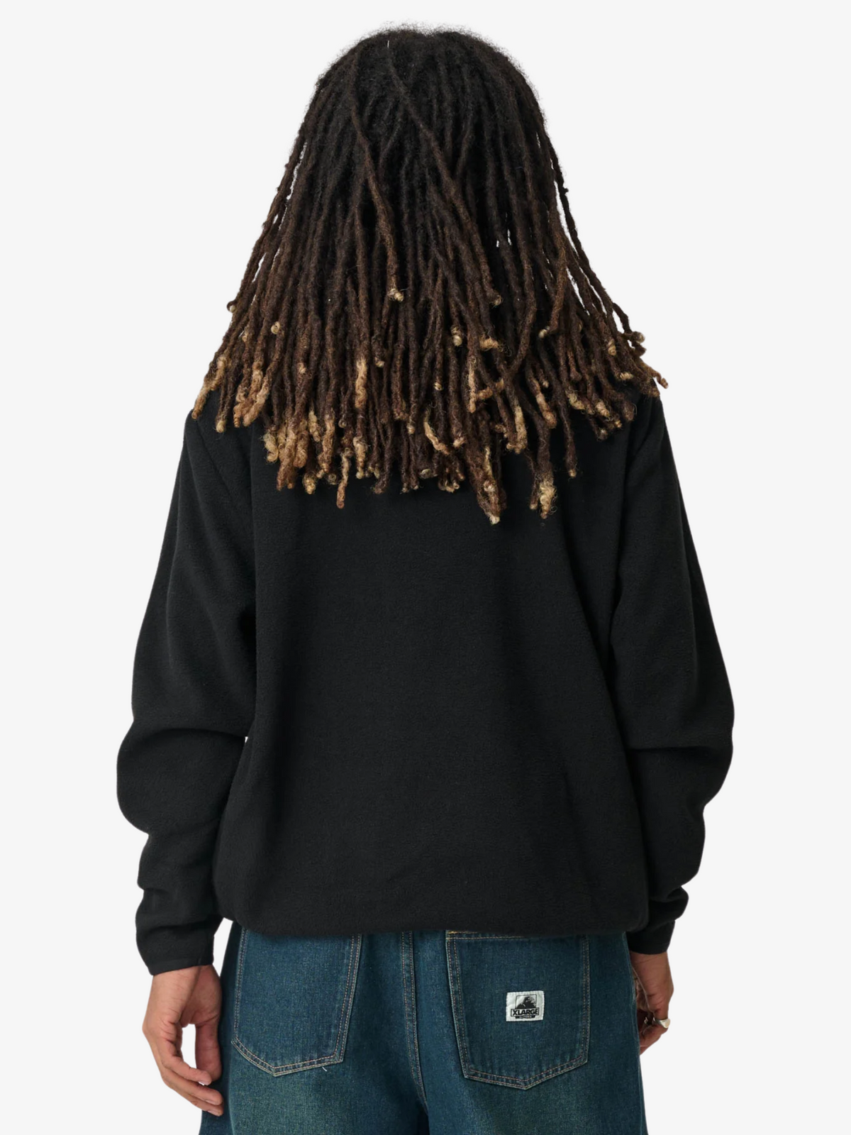 Xlarge Half Zip Crew | Black