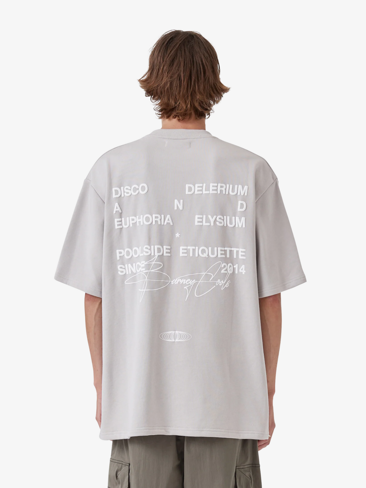 Barney Cools Euphoria Fleece Tee | Cement