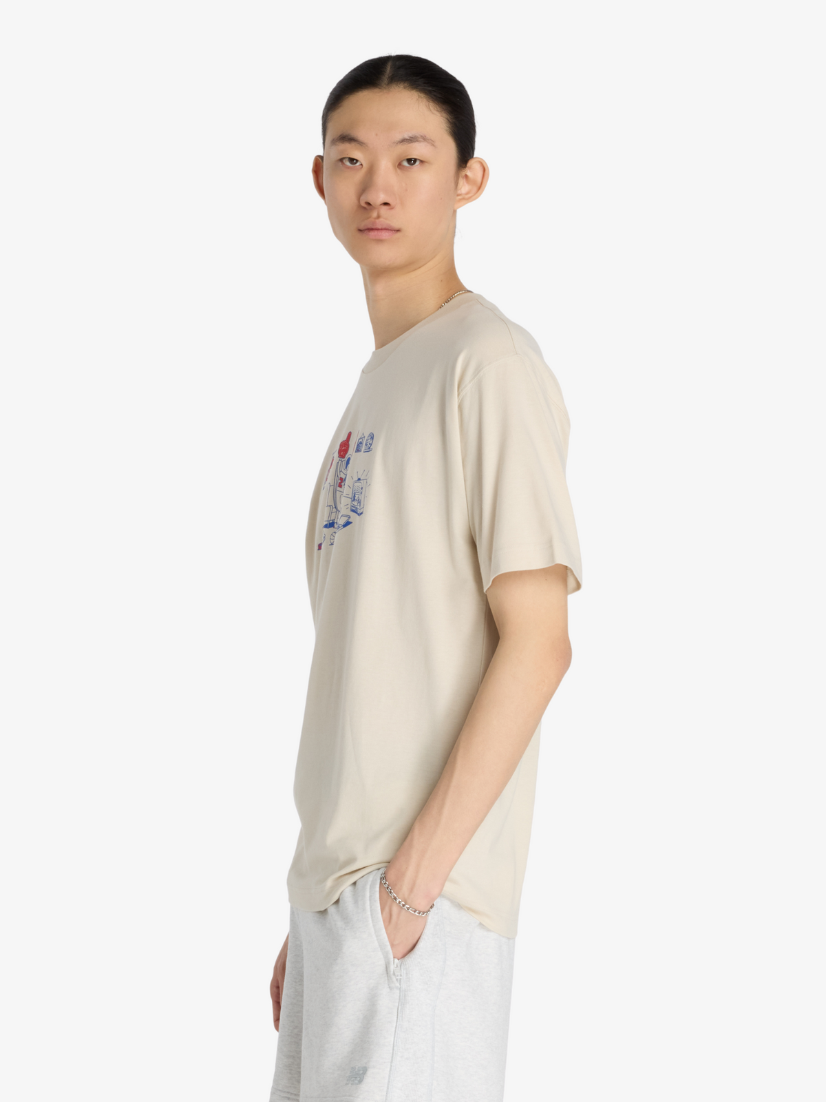 New Balance Newbie Fan T-Shirt | Timberwolf