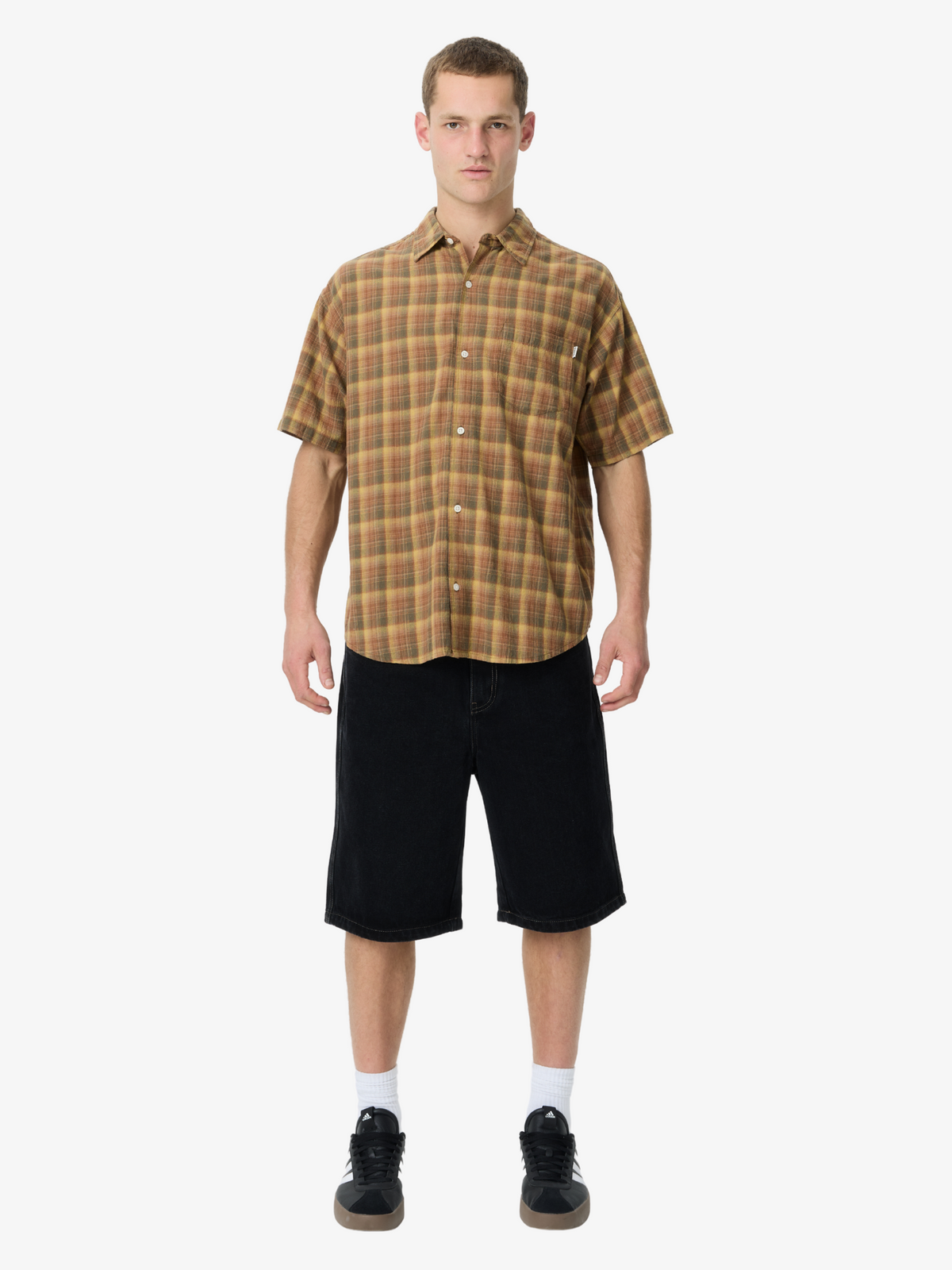 S-Double Village Short Sleeve Shirt | MAINZE