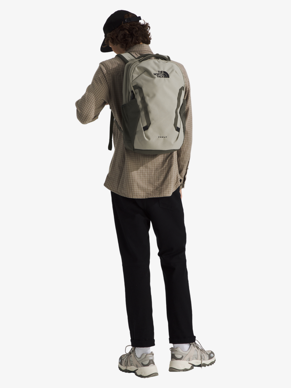 The North Face Vault Backpack | Clay Grey-New Taupe Green