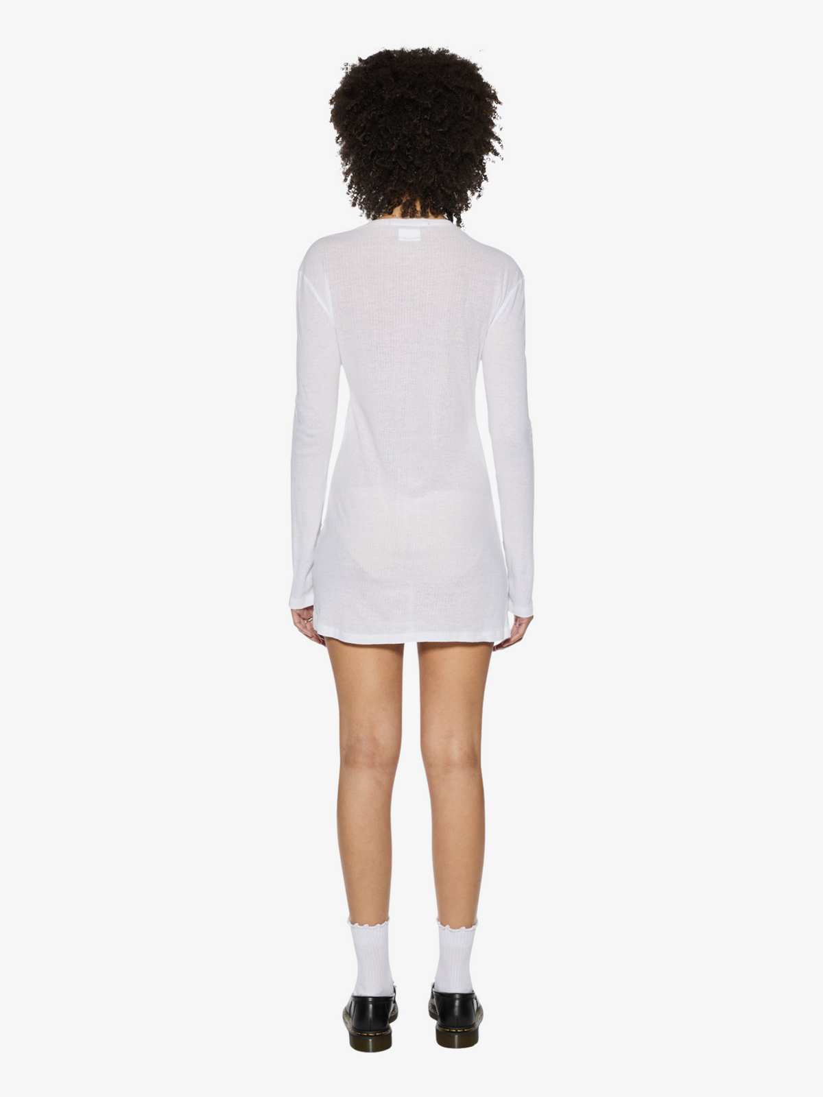 Ksubi Crawford Long Sleeve Mini Dress | White