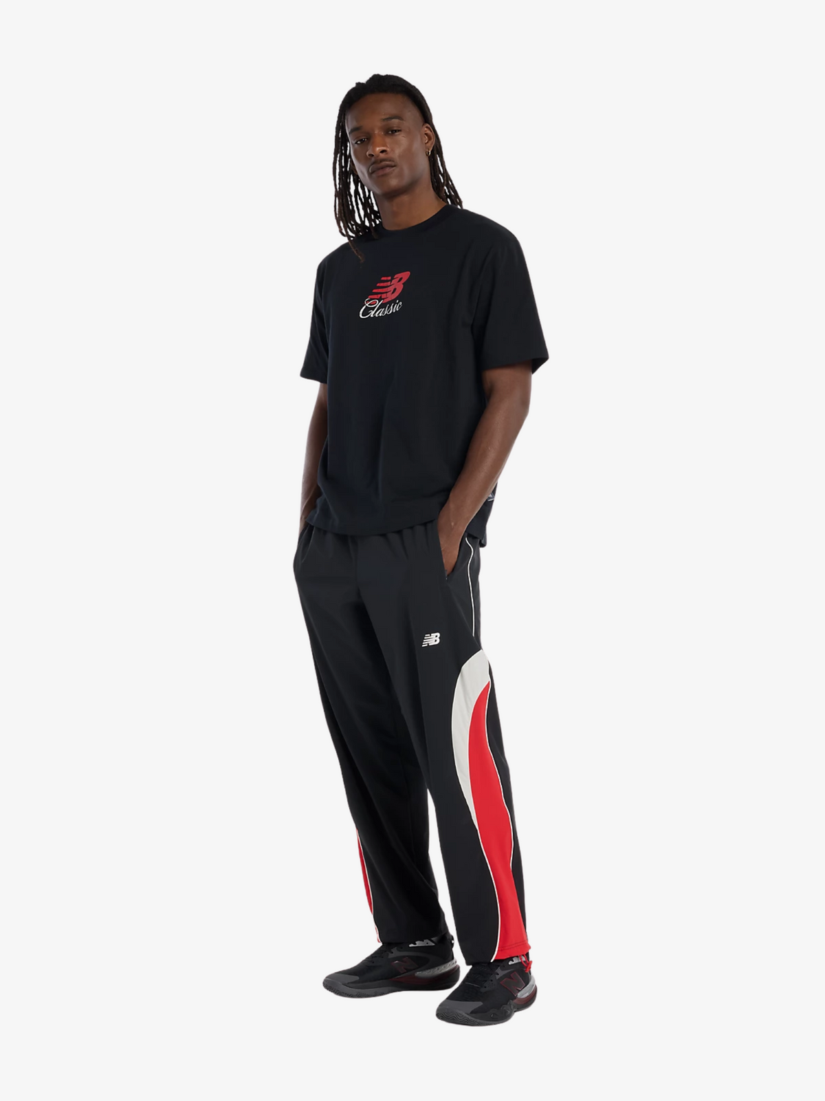 New Balance Hoops Classic Graphic T-Shirt | Black