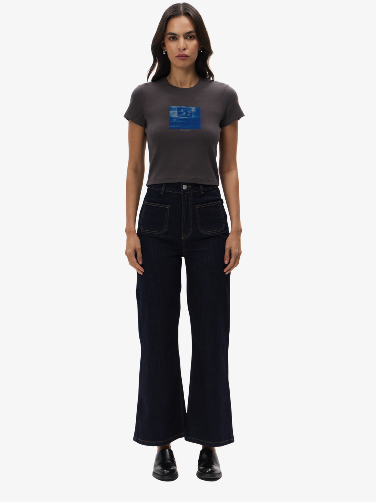 Thrills Future Leap Mini Tee | Heritage White