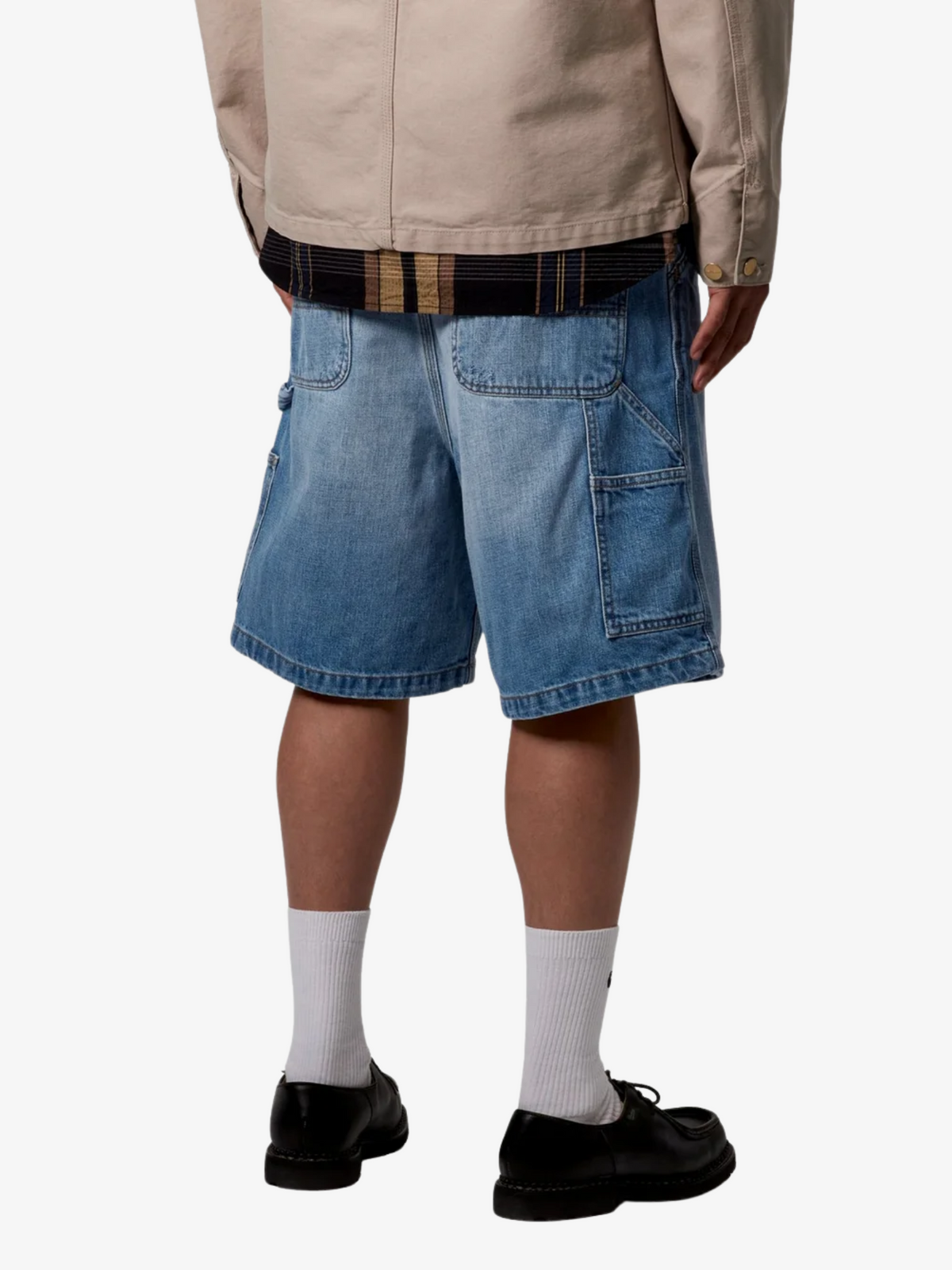 Carhartt Wip Og Single Knee Short | Blue Burst Washed