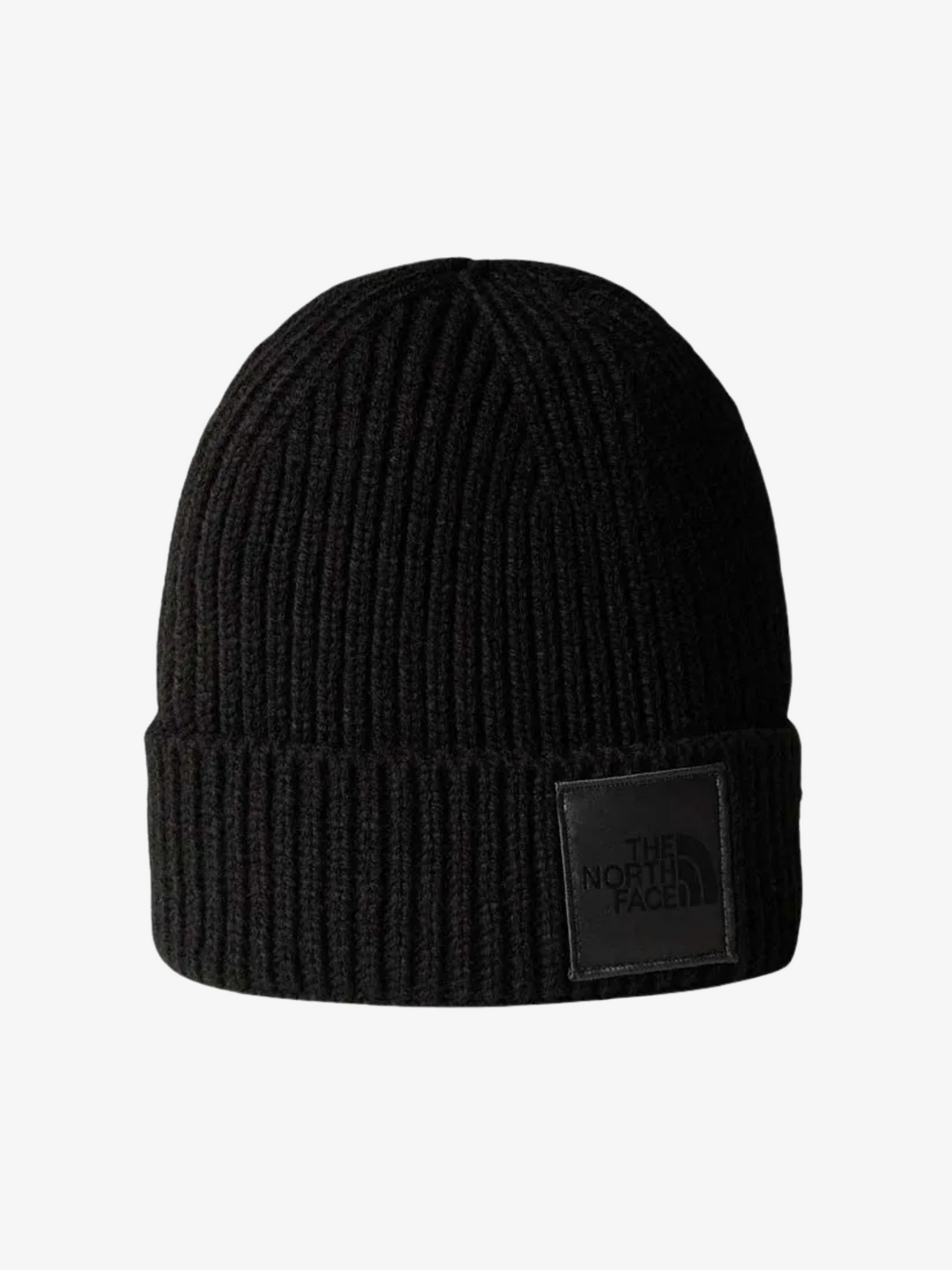 The North Face TNF Logo Box Cuffed Beanie | Tnfblk40Yrmntnjktptch