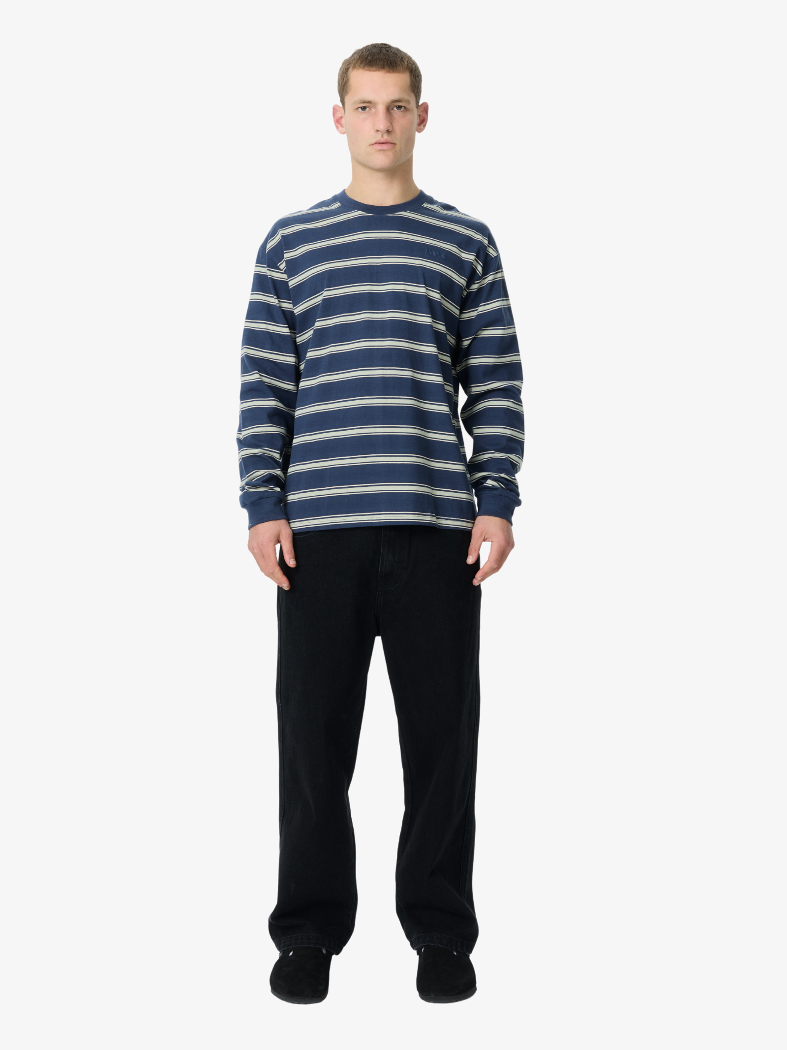 Big Stripe Long Sleeve Tee