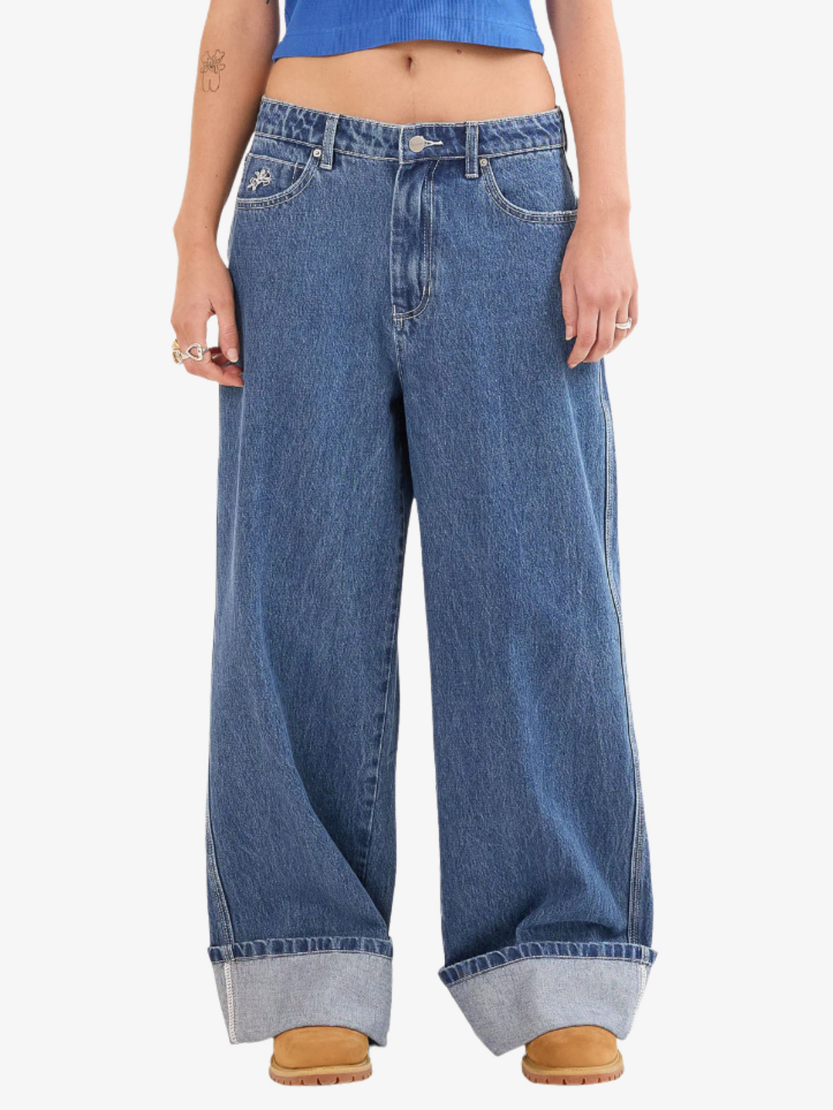 Worship Mammoth Turn Up Jean | STEADY MID BLUE