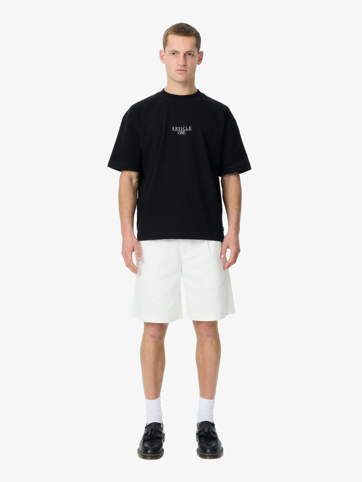 Article One Nice Serif Tee | Black