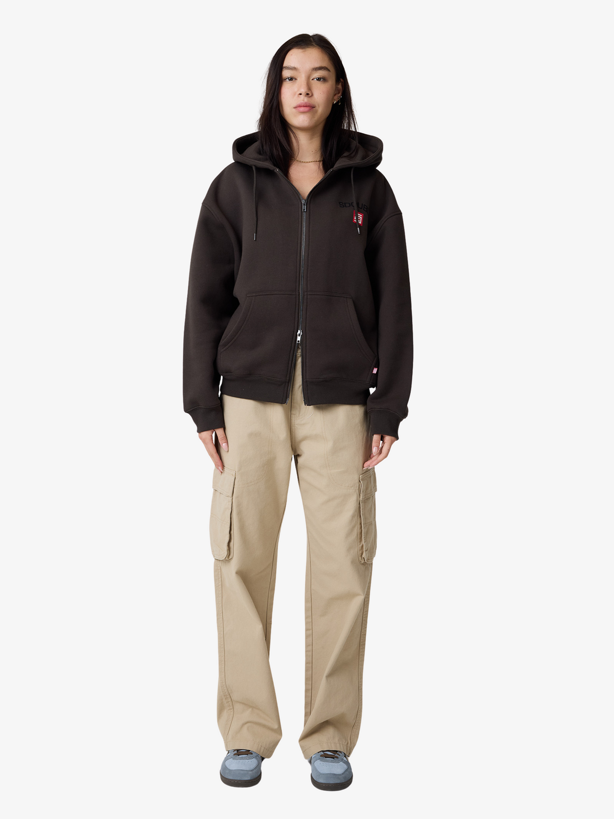 S-Double Cities Zip Thru | BROWN