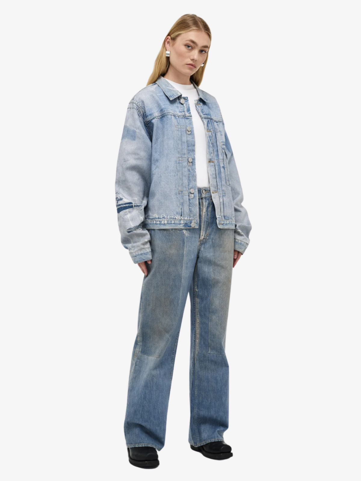 Neuw Type One Jacket | LIGHT VINTAGE INDIGO