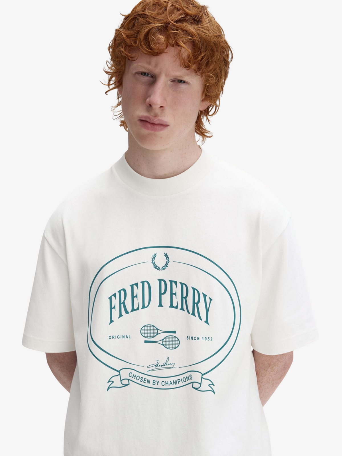 Fred Perry Chosen By Champions T-Shirt | Snow White