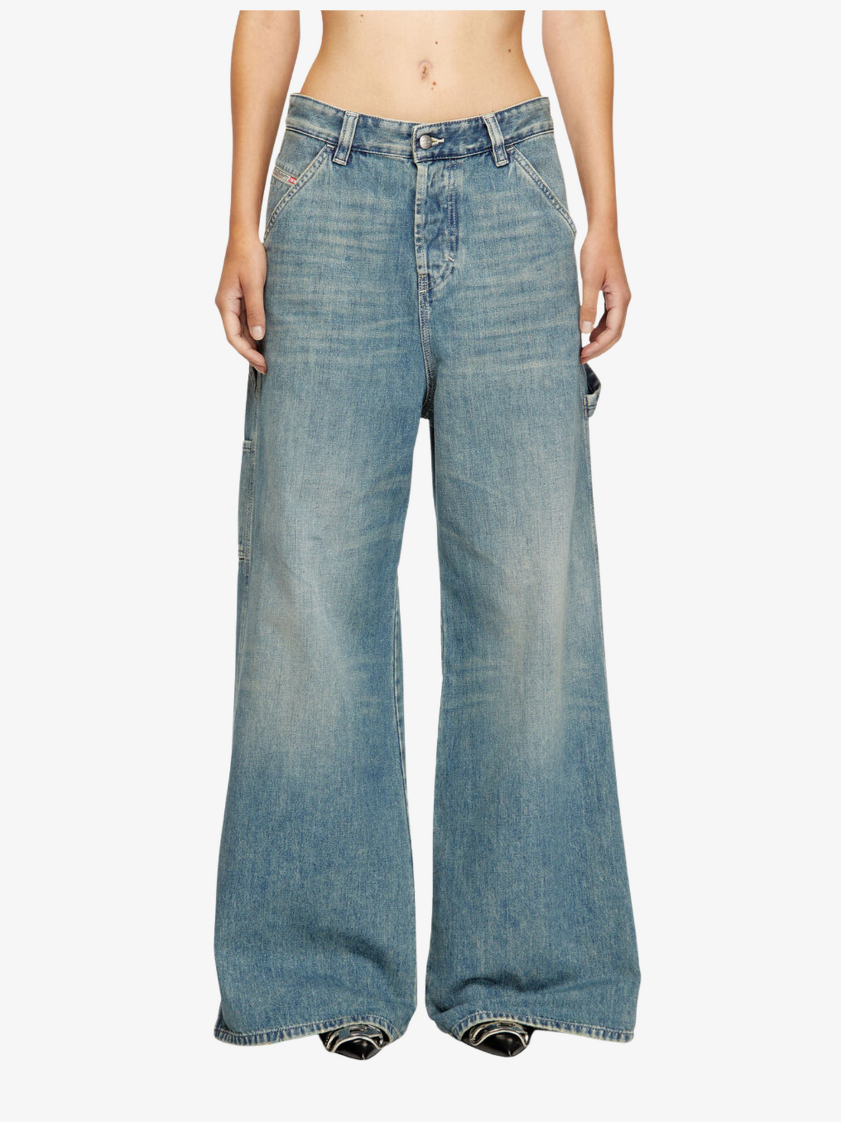 Diesel D-Sire-W Baggy Jean | Blue