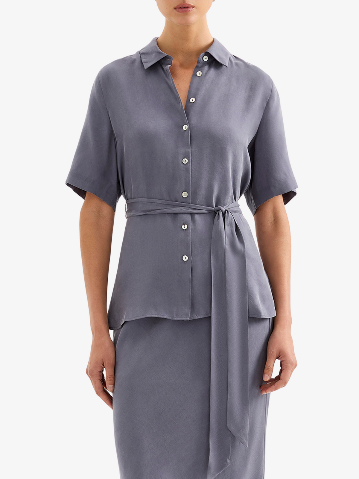 Nude Lucy Devin Tencel Shirt | Indigo