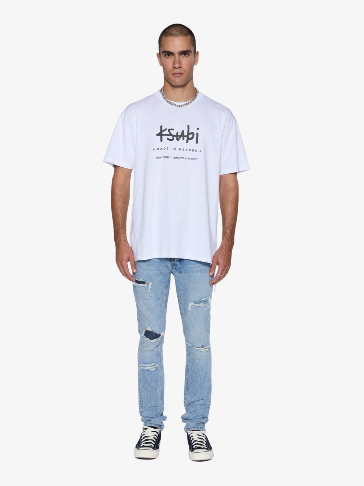 Ksubi Plated Biggie Ss Tee | WHITE