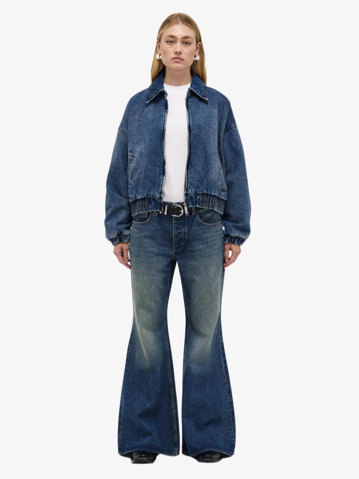 Neuw Denim Bomber Jacket | MID VINTAGE INDIGO