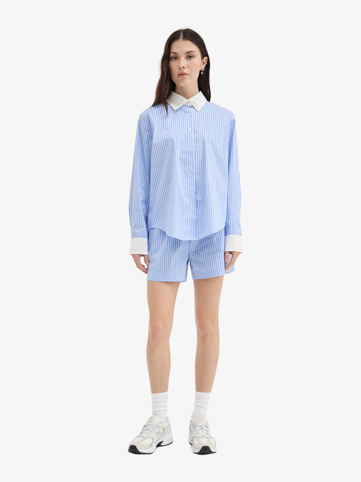 Holiday Shop Striped Shirt | Blue Stripe