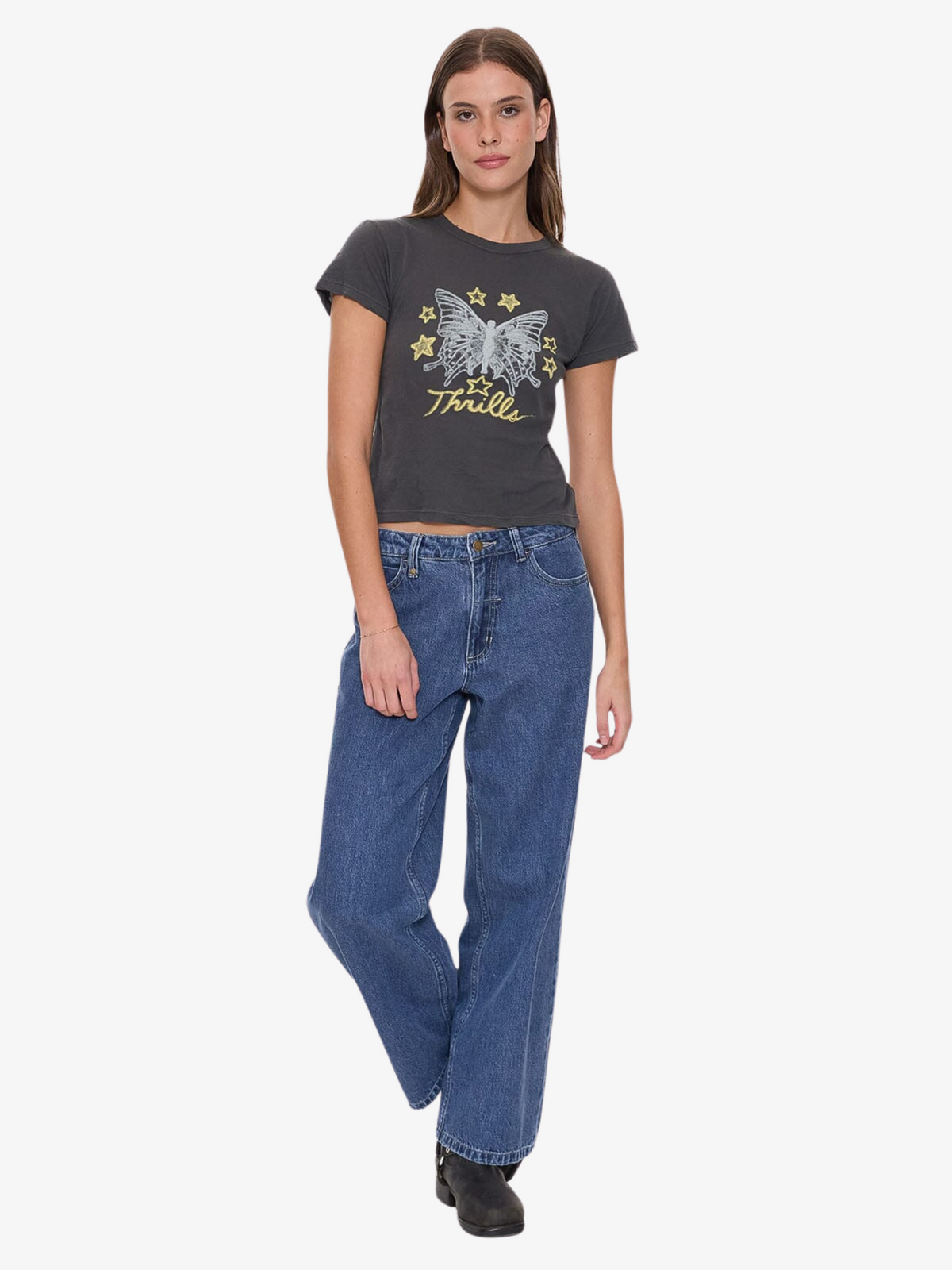 Thrills Angel Starboy Tee | MERCH BLACK