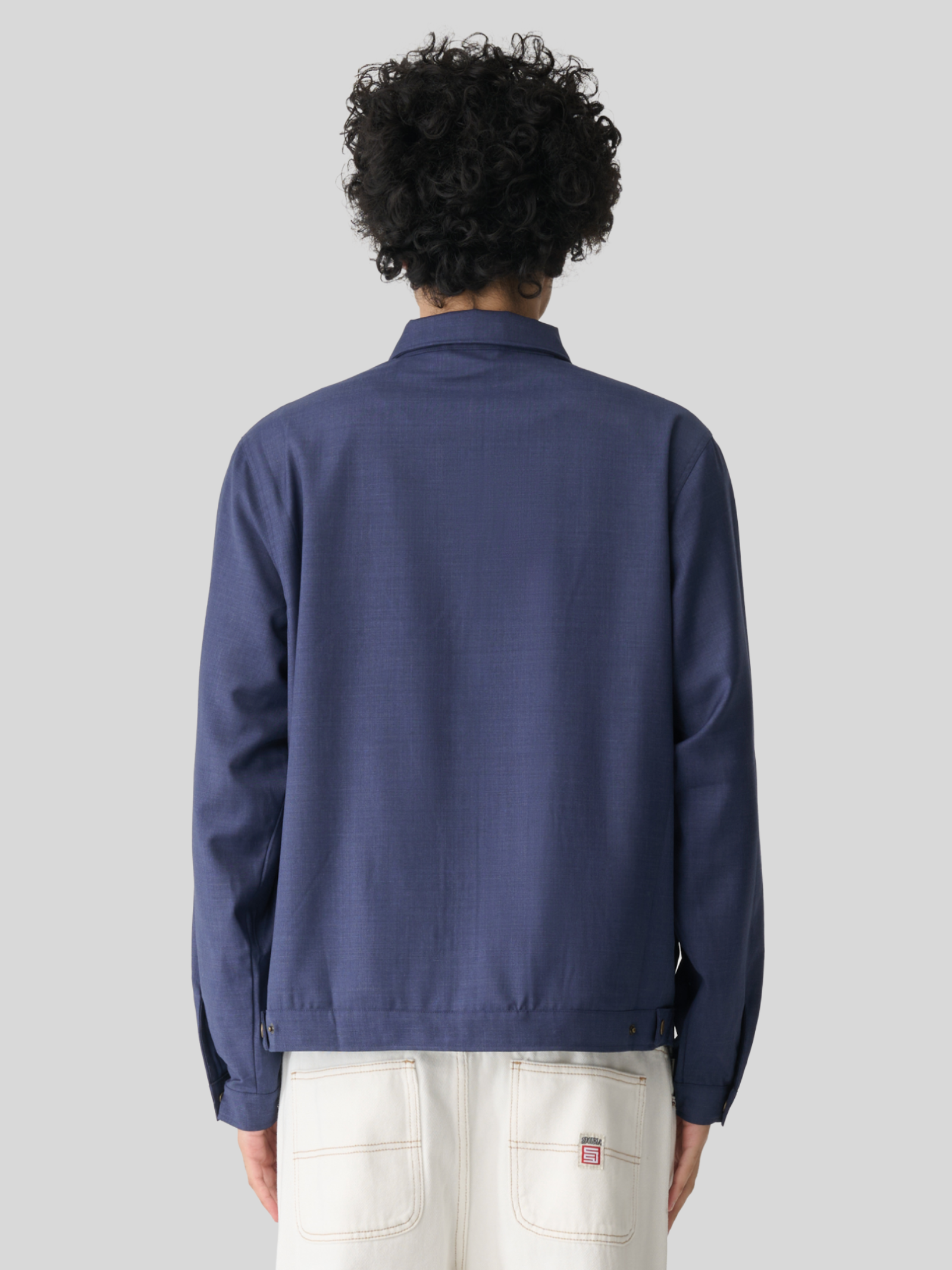 Gaberdine Zip Jacket