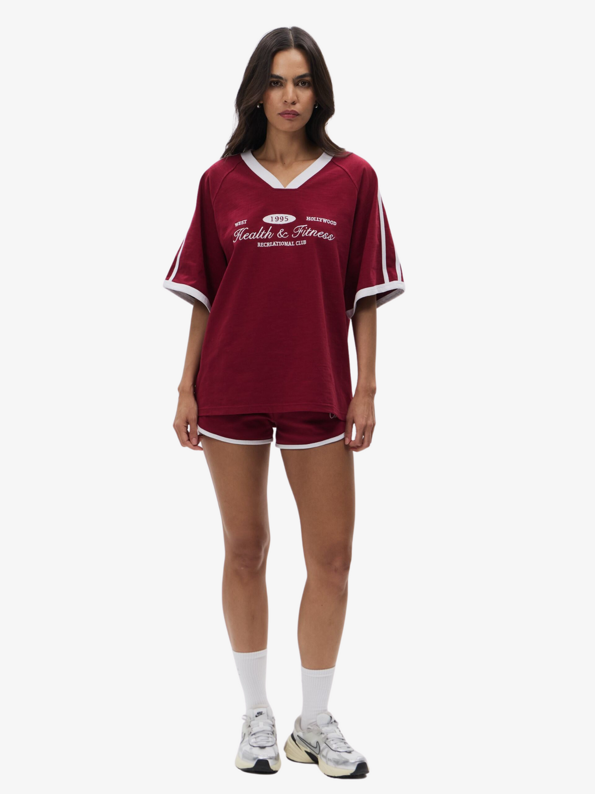 West Hollywood Sweat Club Recreational Club Sport Jersey | Wine