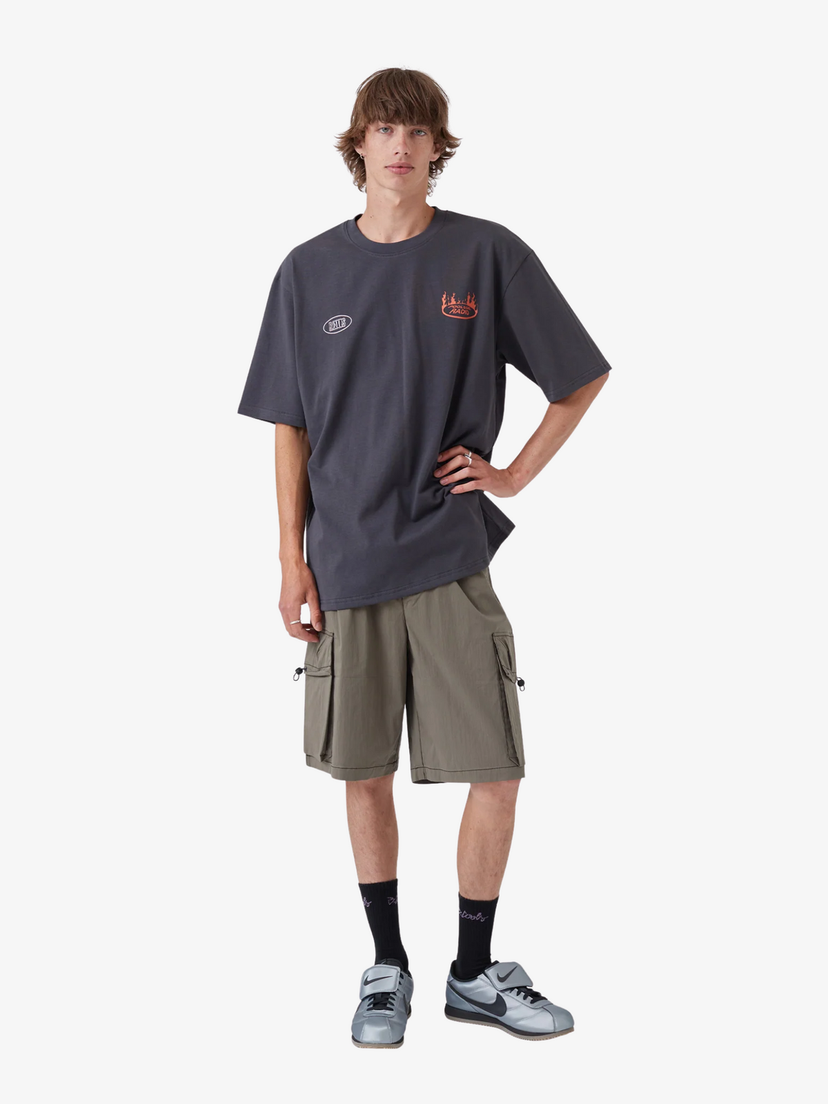 Barney Cools NWO Tee | Washed Black