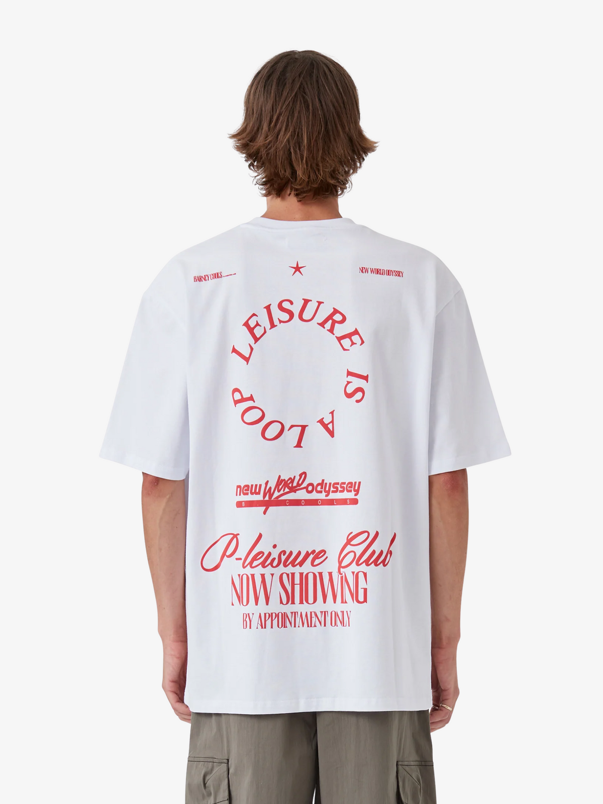 Barney Cools Loop Tee | WHITE