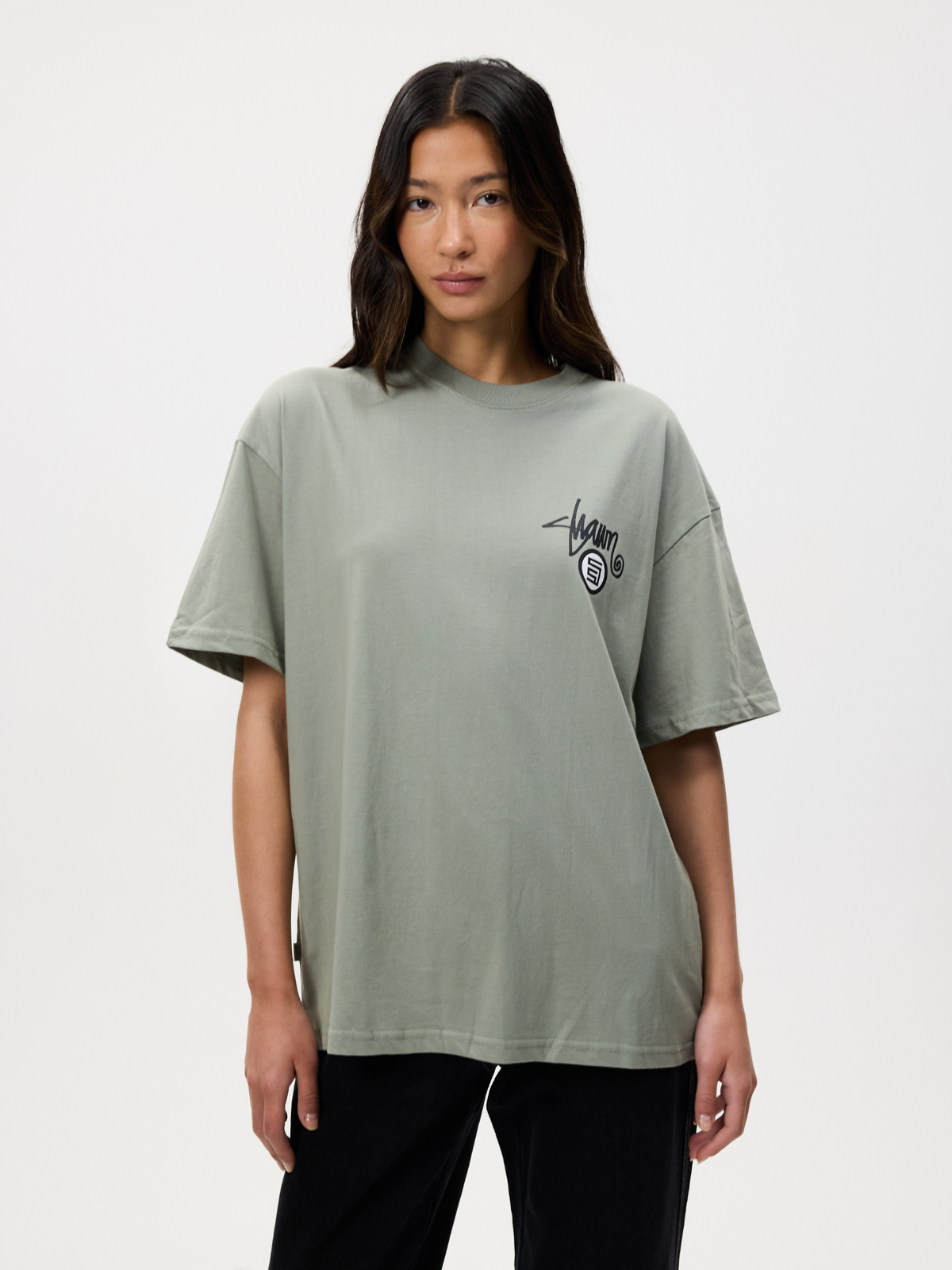 S-Double Coat of Arms SS Tee | SEAGRASS