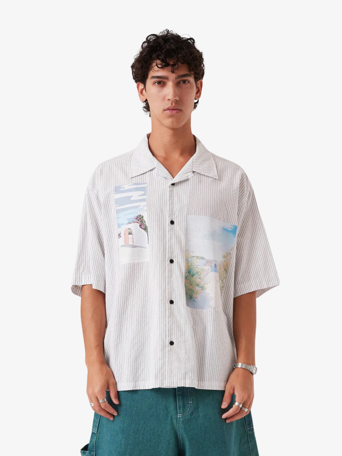 Barney Cools Scenic Shirt | White