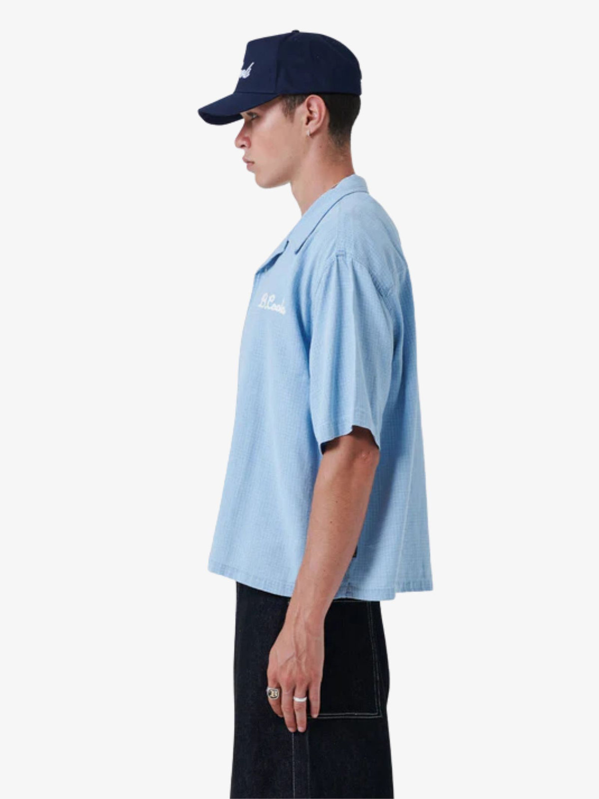 Barney Cools Script Shirt | Blue