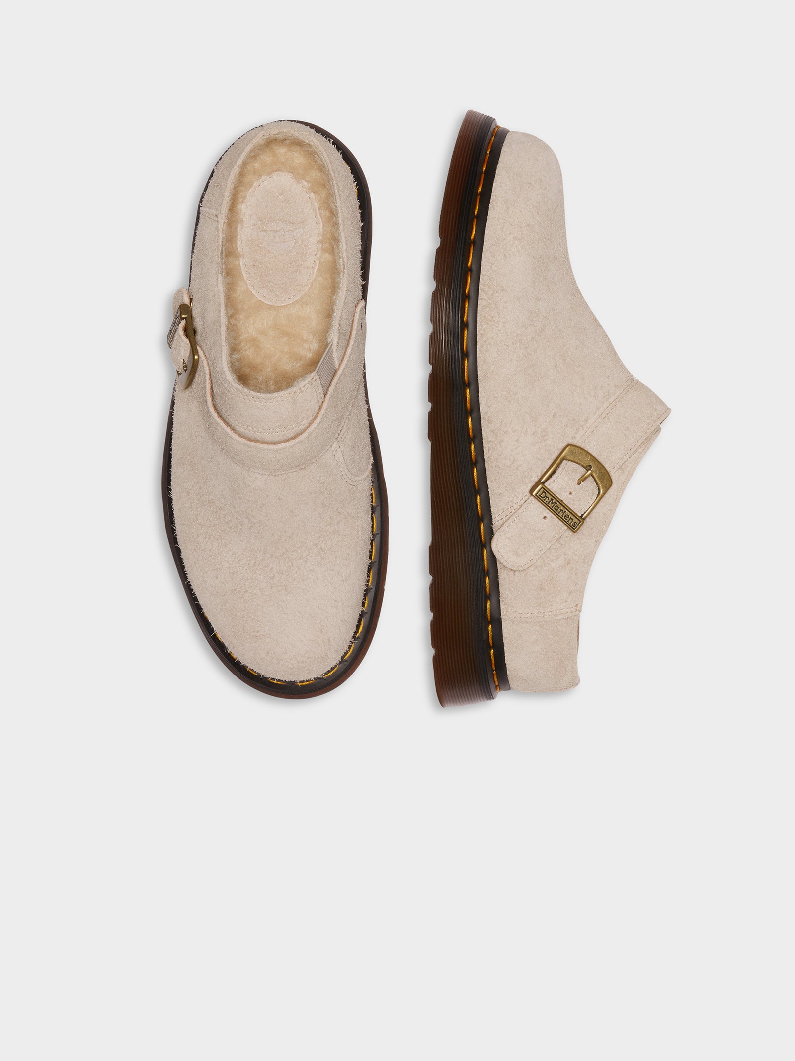 靴 Dr.Martens ISHAM VINTAGE TAUPE UK6 Shop Dr Martens Isham Suede in Neutrals