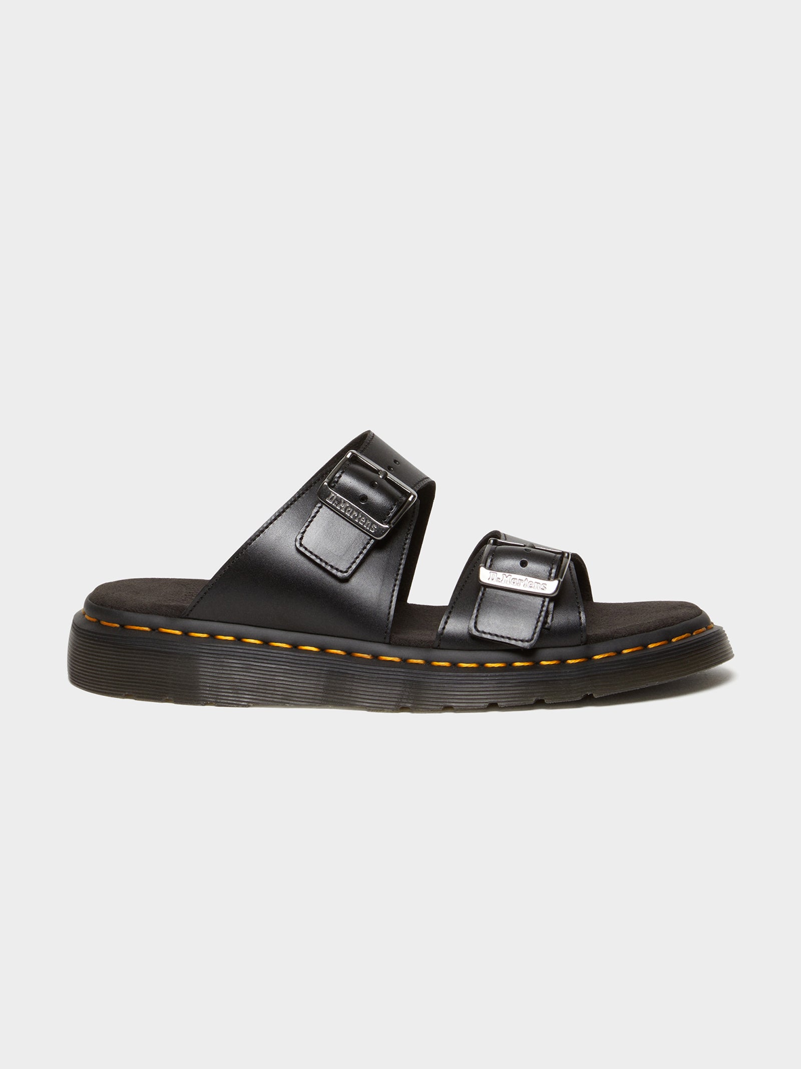 Dr Martens Josef Slide Sandal Black Analine Glue Store