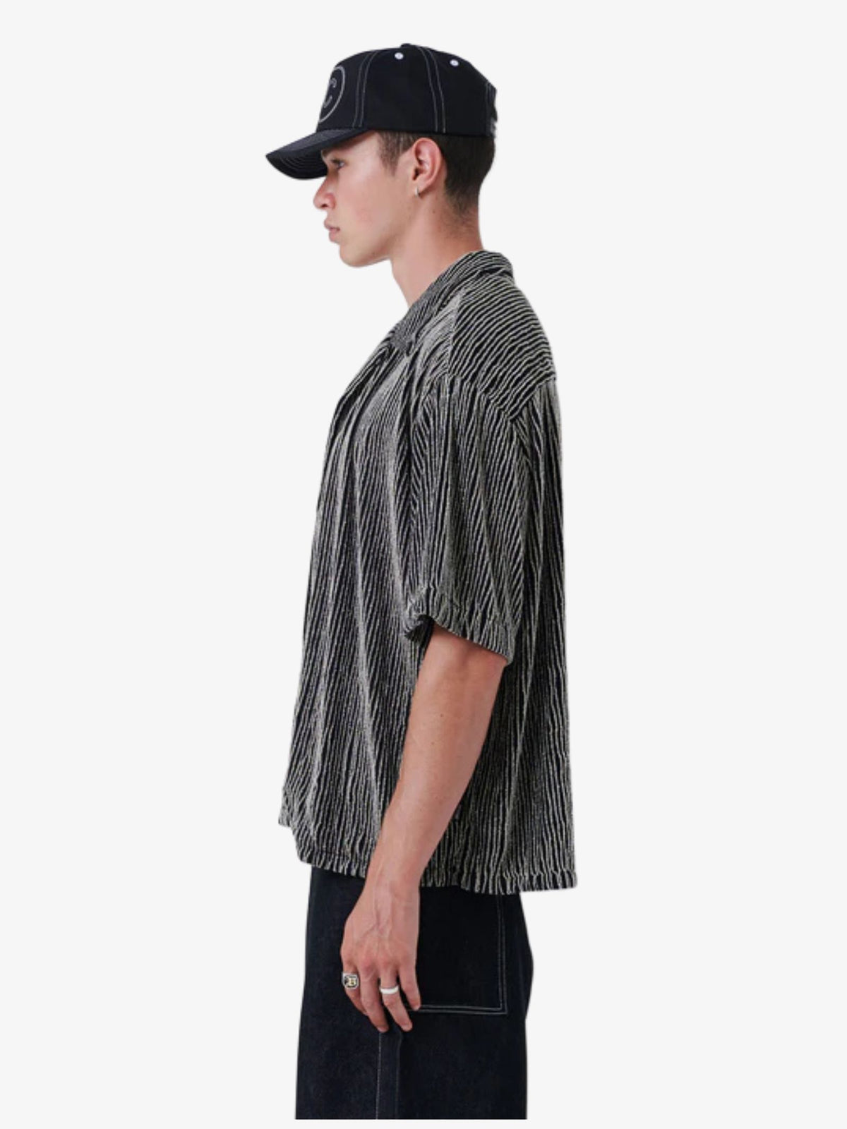 Barney Cools Crop Shirt | Black