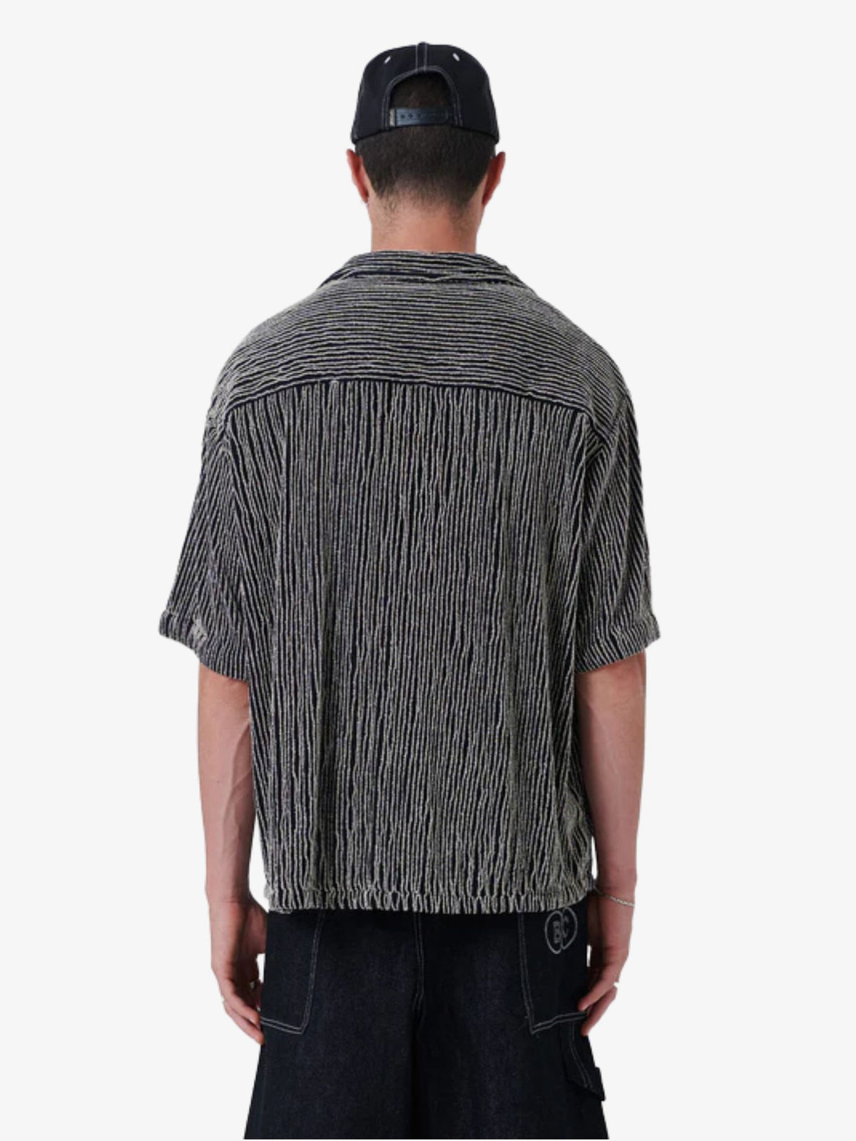 Barney Cools Crop Shirt | Black