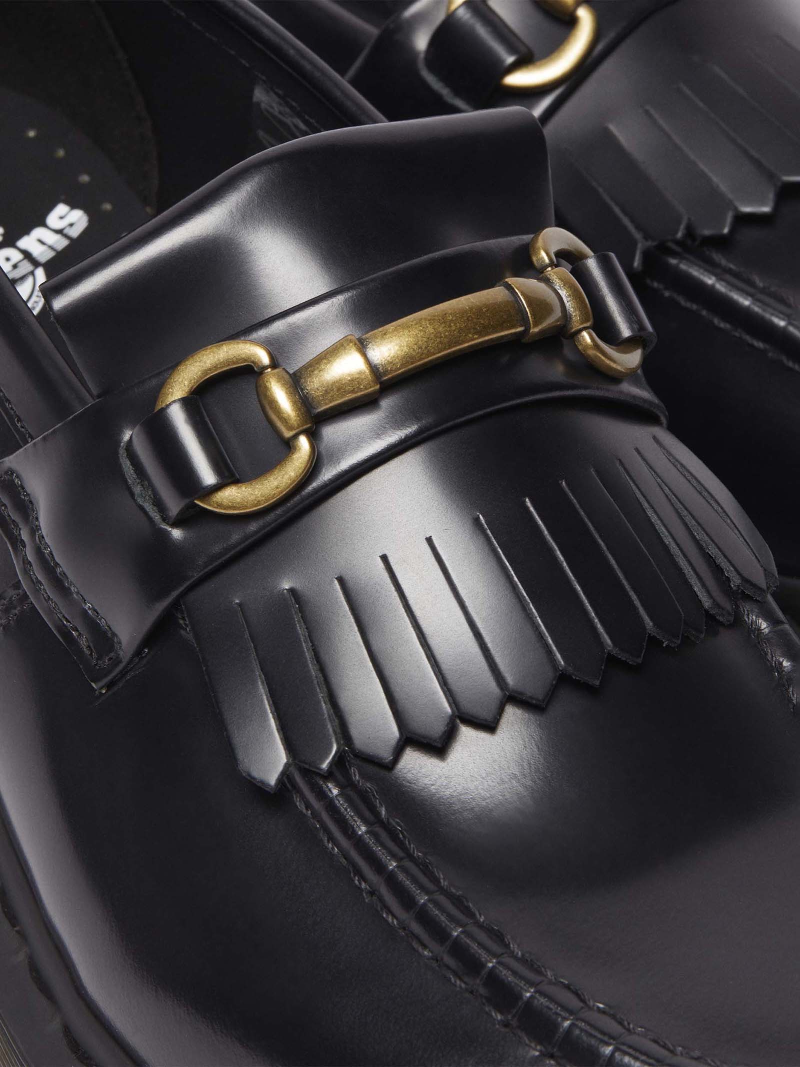 Dr Martens Adrian Snaffle Loafer Black Polished Smooth Dr Martens Adrian Snaffle Loafer Black Polished Smooth