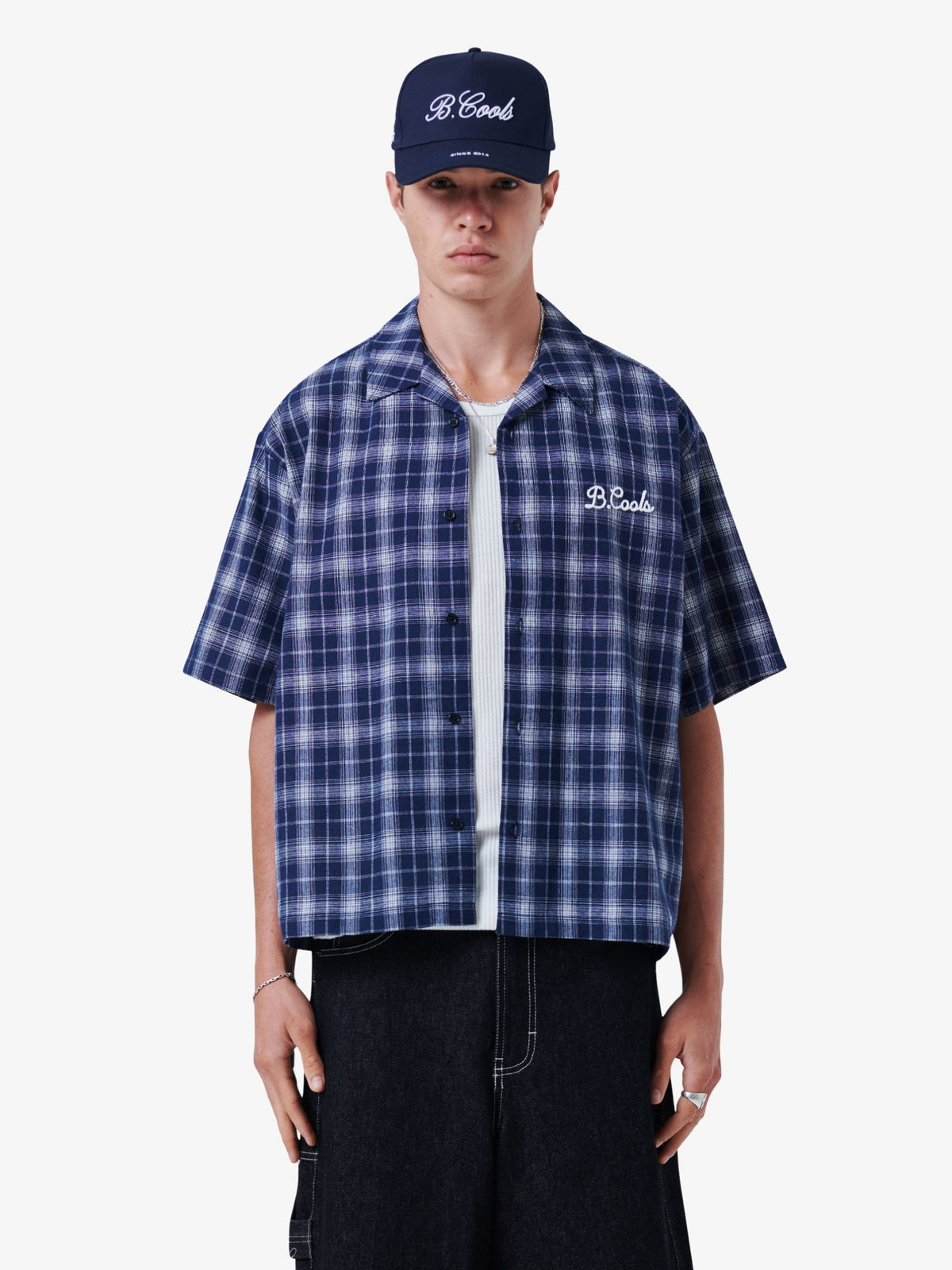 Barney Cools Script Shirt | Check