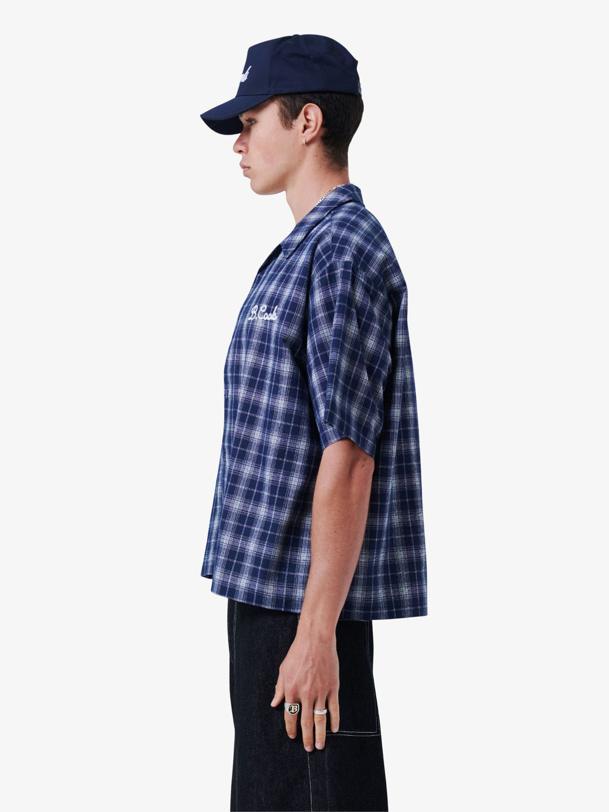 Barney Cools Script Shirt | Check