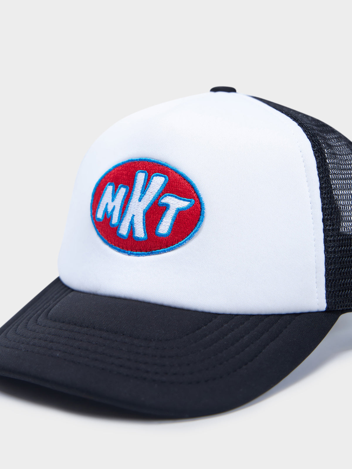 Market Patched Trucker Hat | Black