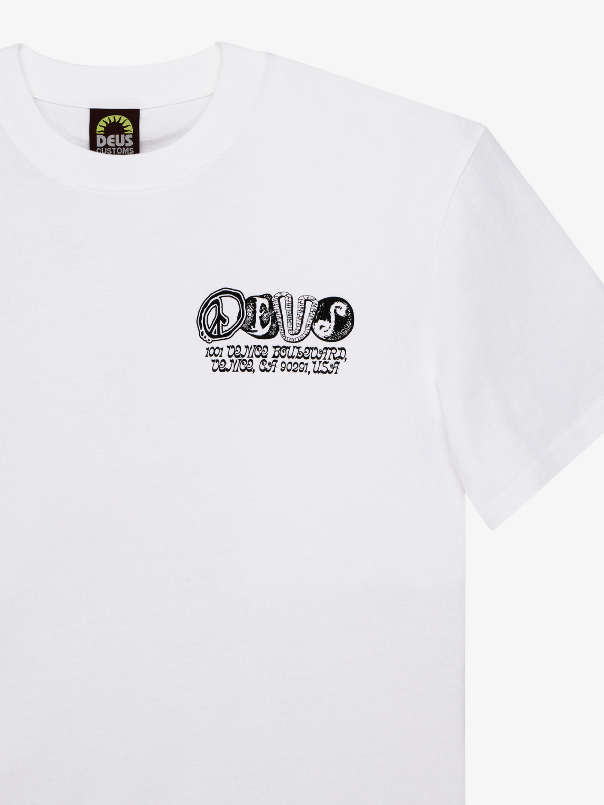 Deus Labryinth Tee | VINTAGE WHITE