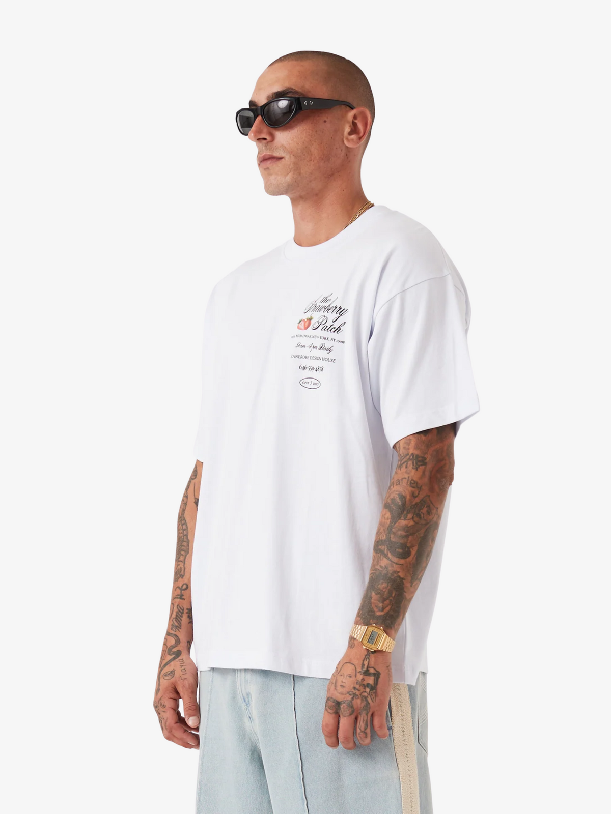 Zanerobe Strawberry Box T - White | WHITE