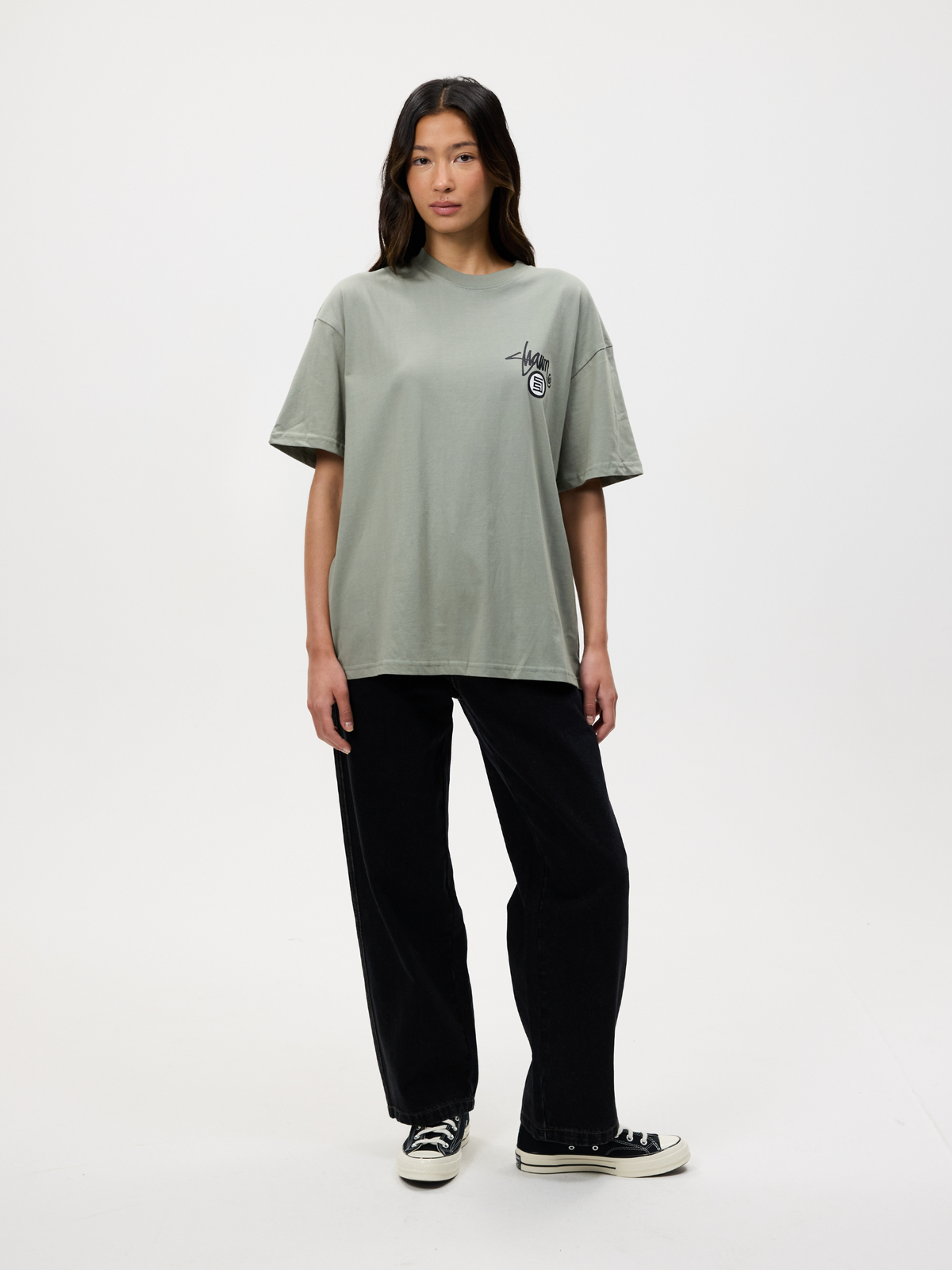 S-Double Coat of Arms SS Tee | SEAGRASS