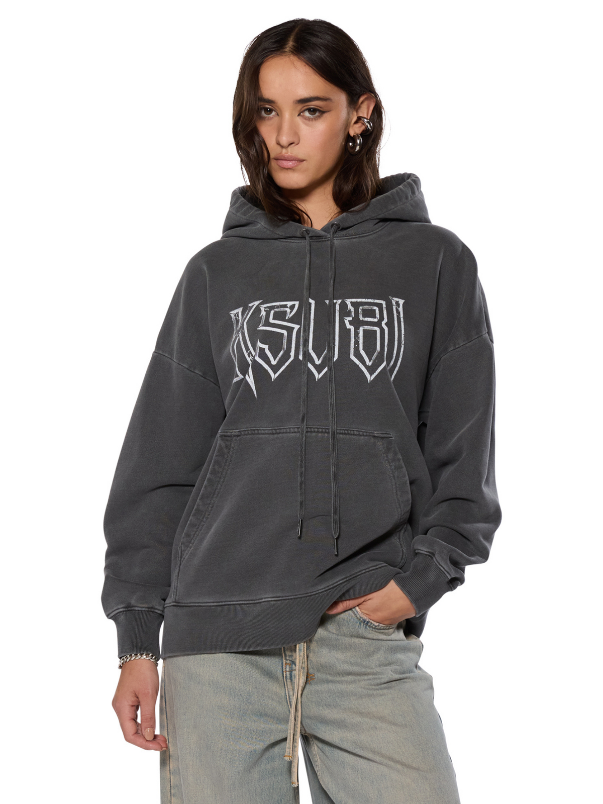 Ksubi Kingdom OH G Hoodie | CHARCOAL
