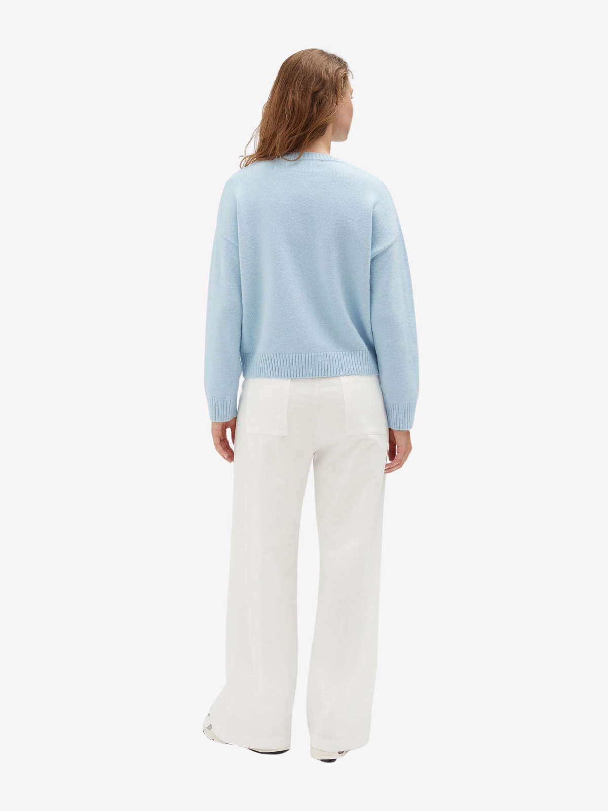 Holiday Shop Crew Neck Knit | Blue