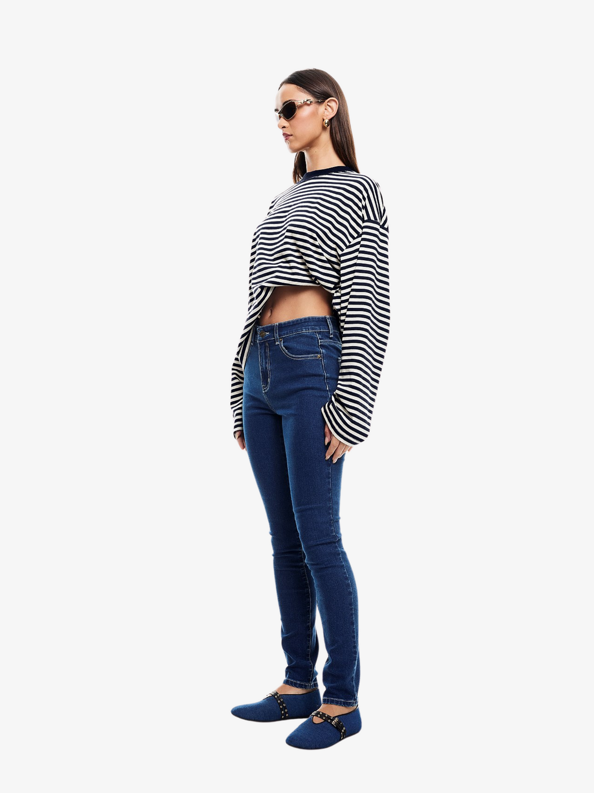 Lioness Bloom Long Sleeve | NAVY STRIPE