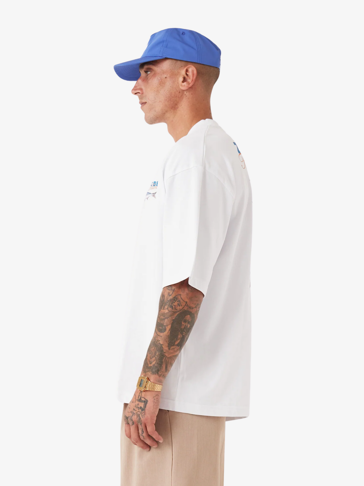 Zanerobe Fresh Sardines Flow Tee | White